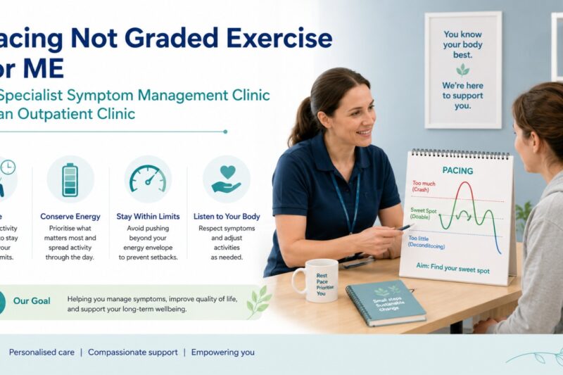 Pacing Not Graded Exercise for ME in Specialist Symptom Management Clinic at an Outpatient Clinic